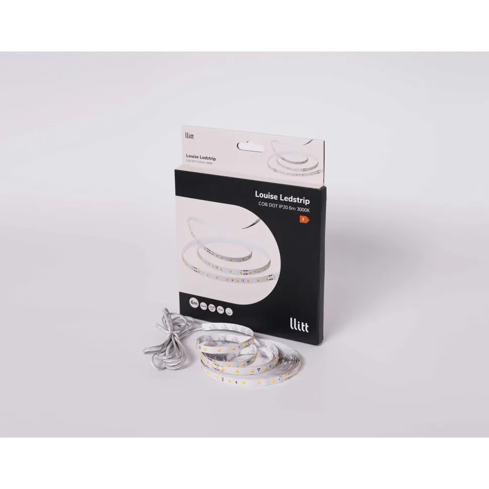 LED-nauha Llitt Louise, DOT, IP20, 3000K, eri pituuksia