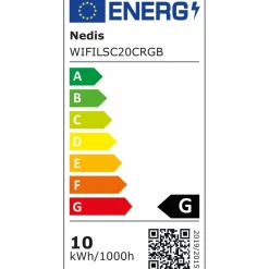 LED-Nauha Nedis SmartLife RGB Wi-Fi WIFILSC20CRGB, 2m
