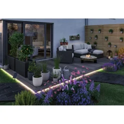 LED-nauha Paulmann Solar 5m aurinkokenno IP44 2.8W 51lm/m 60 LEDiä/m 3000K kaukosäädin