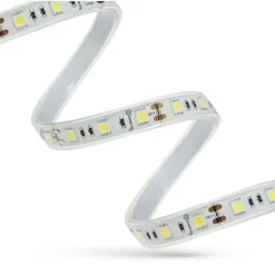 LED-nauha Spectrum 48W 5050 60LED 3000K IP44 silikonilla, 5m