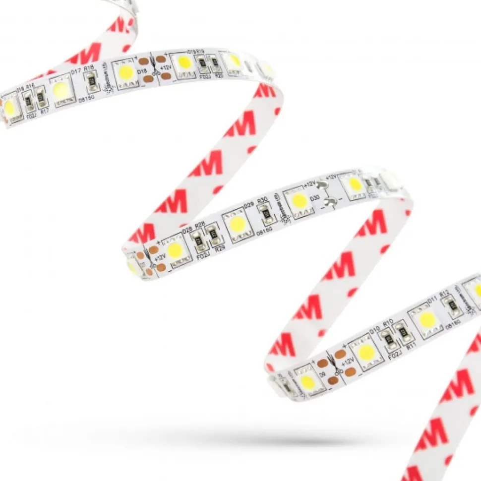 LED-nauha Spectrum 30W 5050 60LED 3000K ilman silikonia, 5m