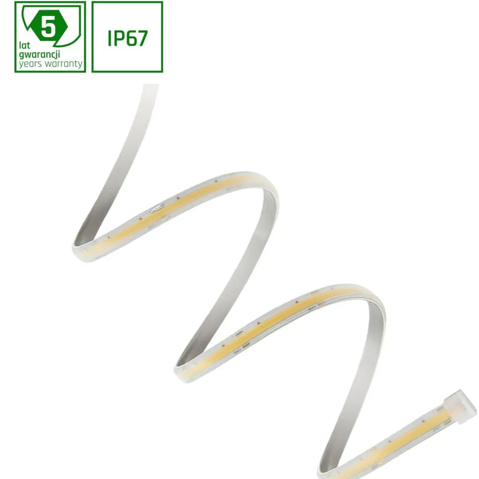 LED-nauha Spectrum 55W 24V 6500K IP67 silikonilla, 5m