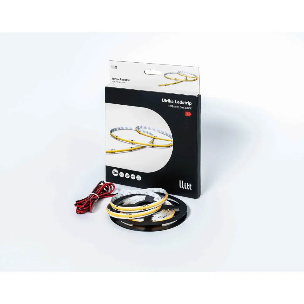 LED-nauha Llitt Ulrika, COB, IP20,窶銀銀