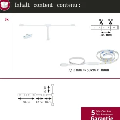 LED-nauhan jatko-osa Paulmann MaxLED Stair 0.5m 0.3W 64 lm/m 2700K