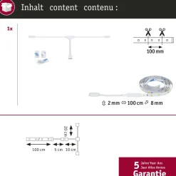 LED-nauhan jatko-osa Paulmann MaxLED Stair 0.5m 0.3W 64 lm/m 2700K