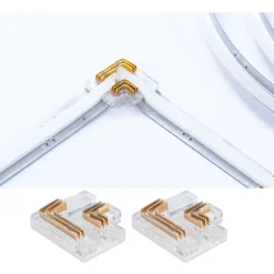 LED-nauhan liitinsarja Paulmann MaxLED Edge 90°, 2-osainen, max. 144W, RGBW
