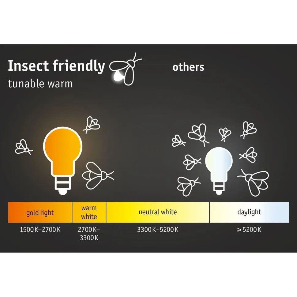 LED-numerovalaisin liike- ja hämärätunnistimella Paulmann Padea, Smart Home Zigbee 3.0, IP44, antrasiitti
