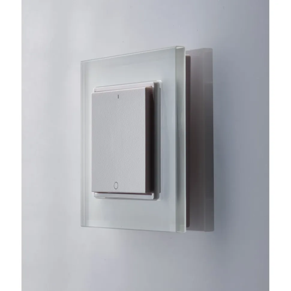 LED-painonappi-himmennin FTLIGHT Perfect 12-36V DC 86x86x13mm
