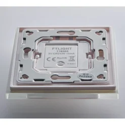LED-painonappi-himmennin FTLIGHT Perfect 12-36V DC 86x86x13mm