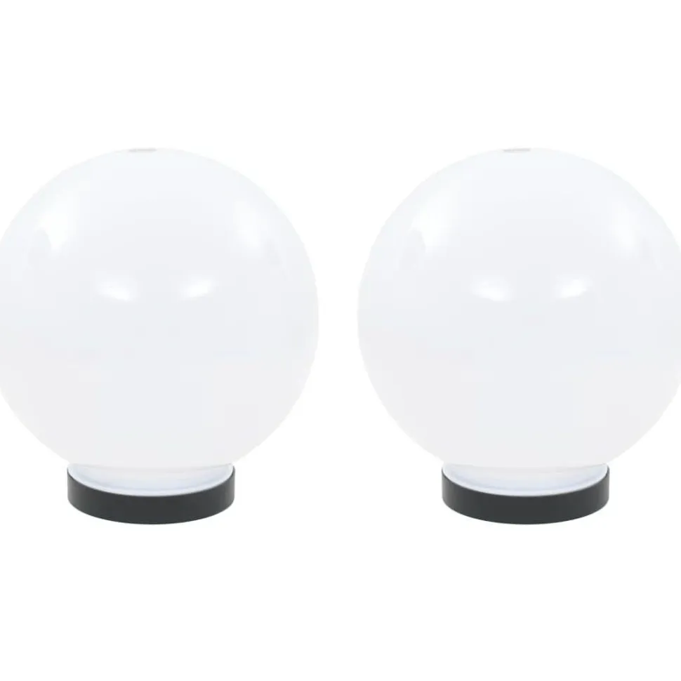 Led-pallovalaisimet 2 kpl 20 cm akryyli