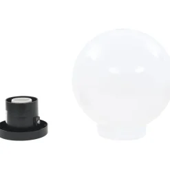 Led-pallovalaisimet 2 kpl 20 cm akryyli