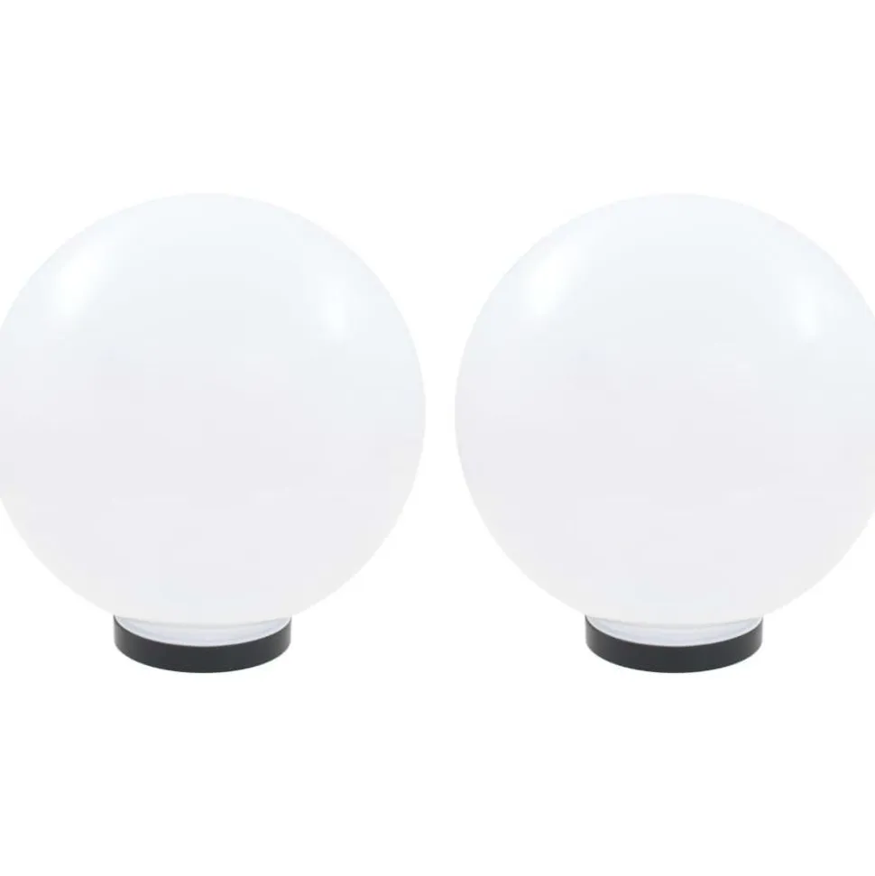 Led-pallovalaisimet 2 kpl 30 cm akryyli