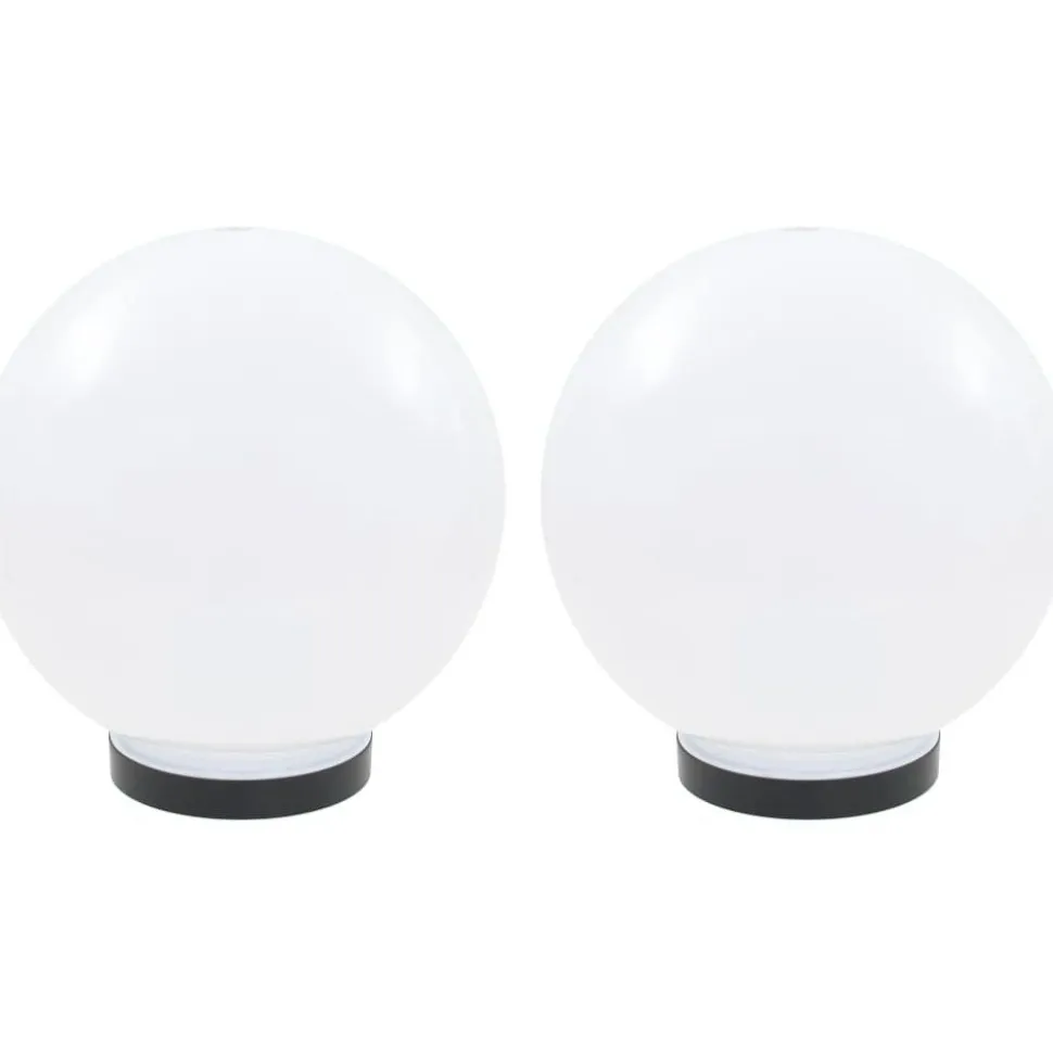 Led-pallovalaisimet 2 kpl 25 cm akryyli