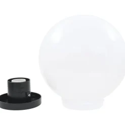 Led-pallovalaisimet 2 kpl 25 cm akryyli