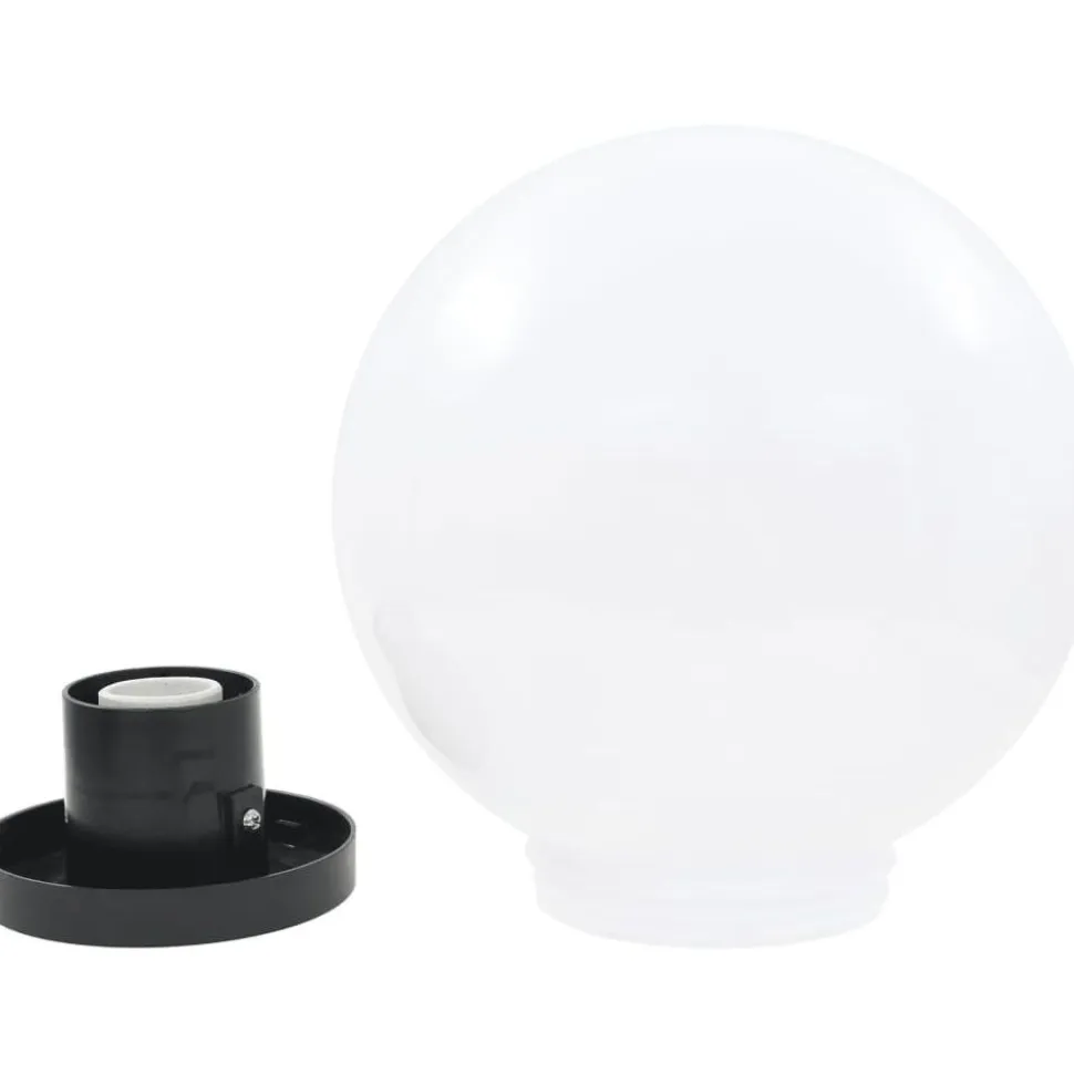 Led-pallovalaisimet 2 kpl 25 cm akryyli