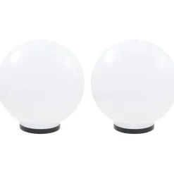 Led-pallovalaisimet 2 kpl 40 cm akryyli