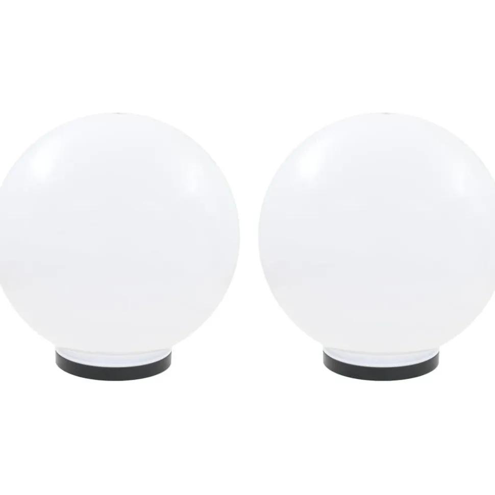 Led-pallovalaisimet 2 kpl 40 cm akryyli