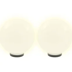 Led-pallovalaisimet 4 kpl 30 cm akryyli