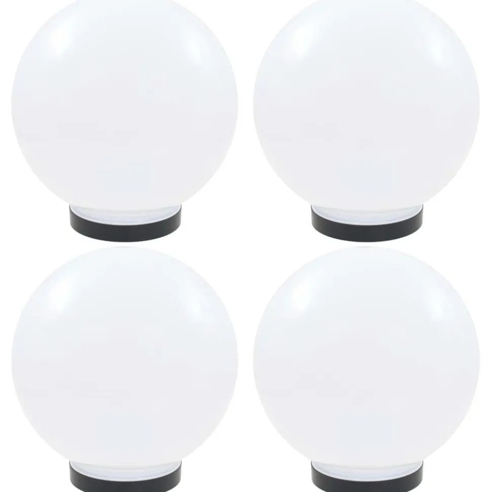 Led-pallovalaisimet 4 kpl 25 cm akryyli
