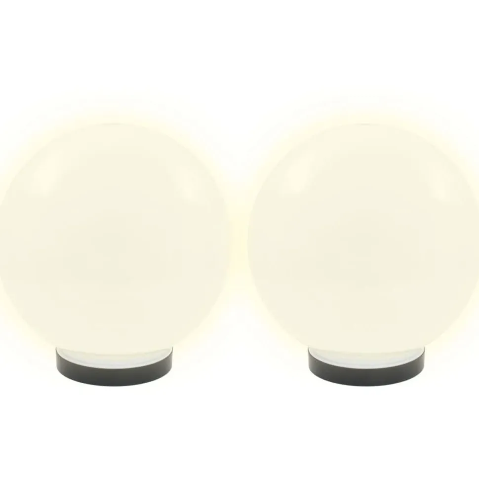 Led-pallovalaisimet 4 kpl 25 cm akryyli