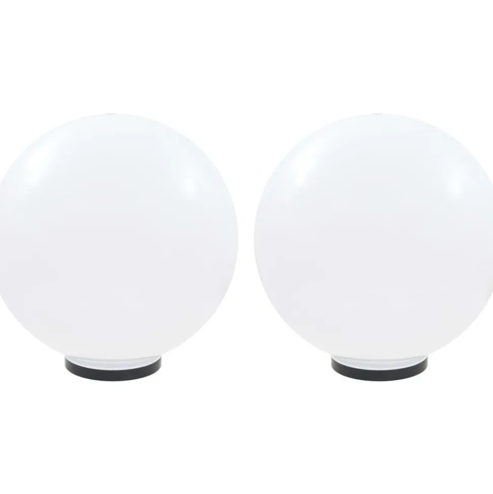 Led-pallovalaisimet 2 kpl 50 cm akryyli