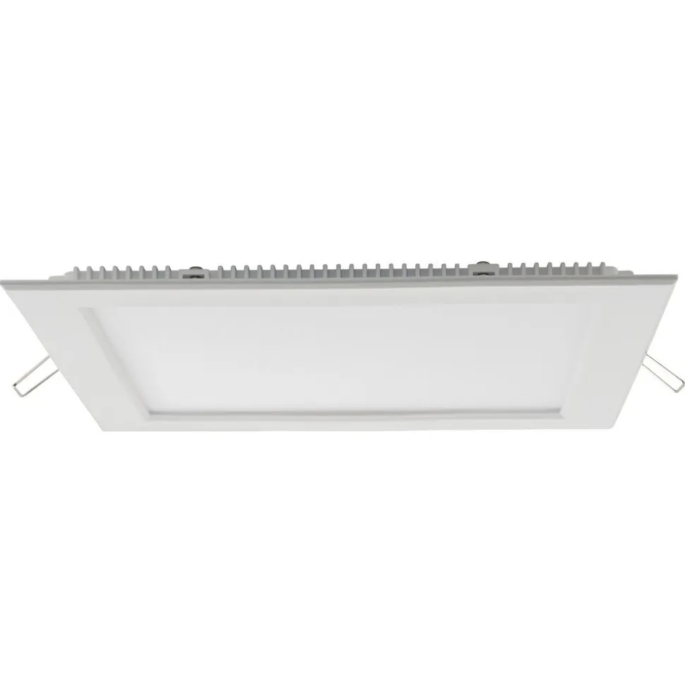 LED-paneeli Airam Flat N II, 12W/830, 175x175mm, himmennettävä, IP44, valkoinen/opaali