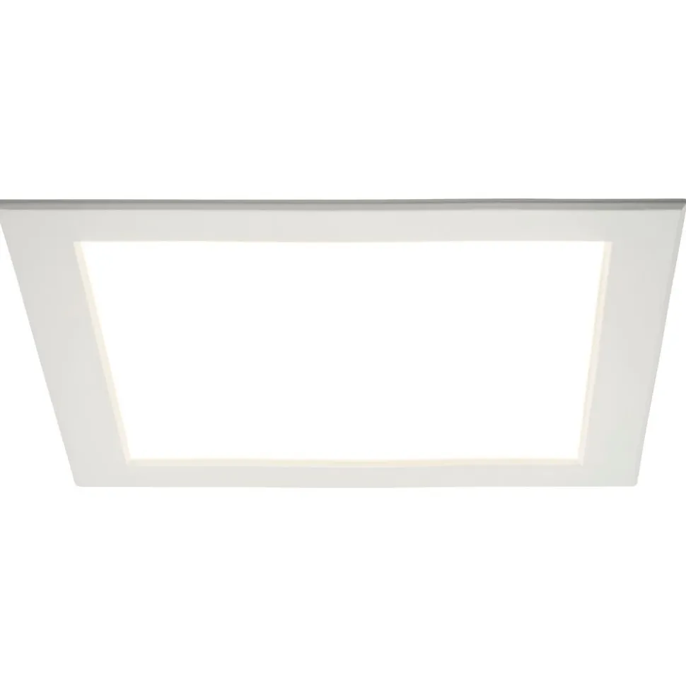 LED-paneeli Airam Flat N II, 12W/840, 175x175mm, himmennettävä, IP44, valkoinen/opaali