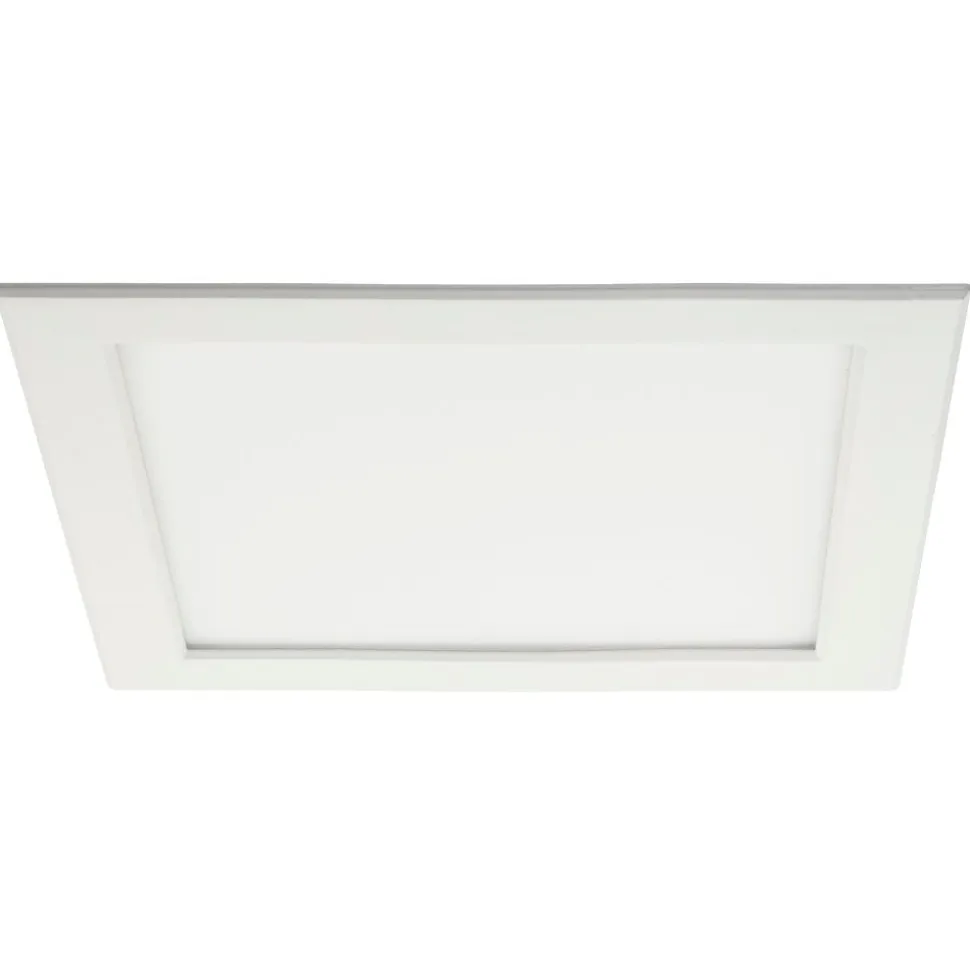LED-paneeli Airam Flat N II, 12W/840, 175x175mm, himmennettävä, IP44, valkoinen/opaali