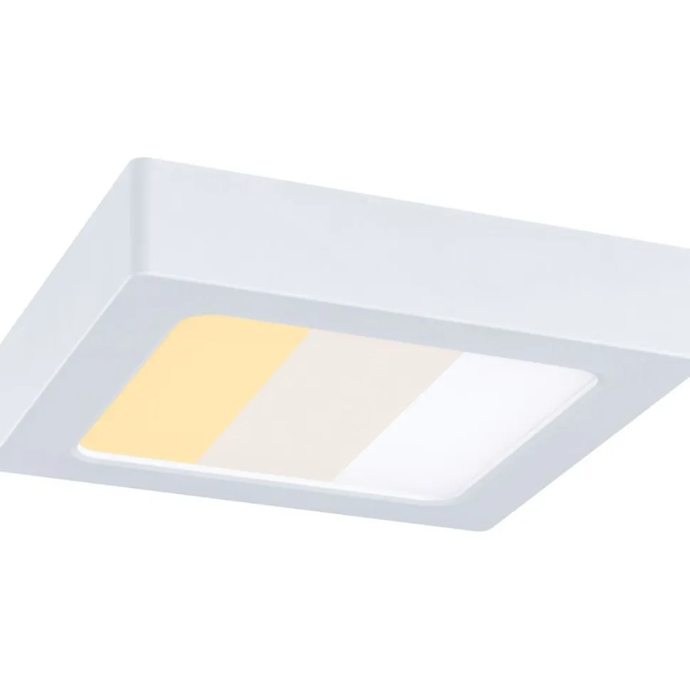LED-paneeli Paulmann Abia 2 White Select hämäräohjatulla liiketunnistimella (HF) 170x170mm 9.5W 1100lm 2700-4000K, musta