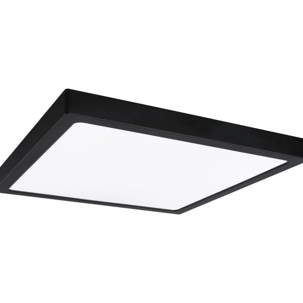 LED-paneeli Paulmann Abia 2 White Select hämäräohjatulla liiketunnistimella (HF) 170x170mm 9.5W 1100lm 2700-4000K, musta