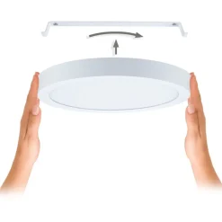 LED-paneeli Paulmann Abia 2 White Select hämäräohjatulla liiketunnistimella (HF) 170x170mm 9.5W 1100lm 2700-4000K, musta