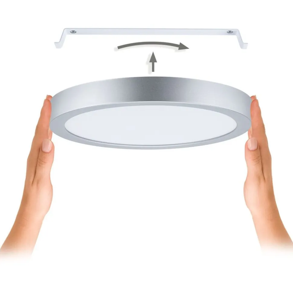 LED-paneeli Paulmann Abia 2 White Select hämäräohjatulla liiketunnistimella (HF) 170x170mm 9.5W 1100lm 2700-4000K, musta