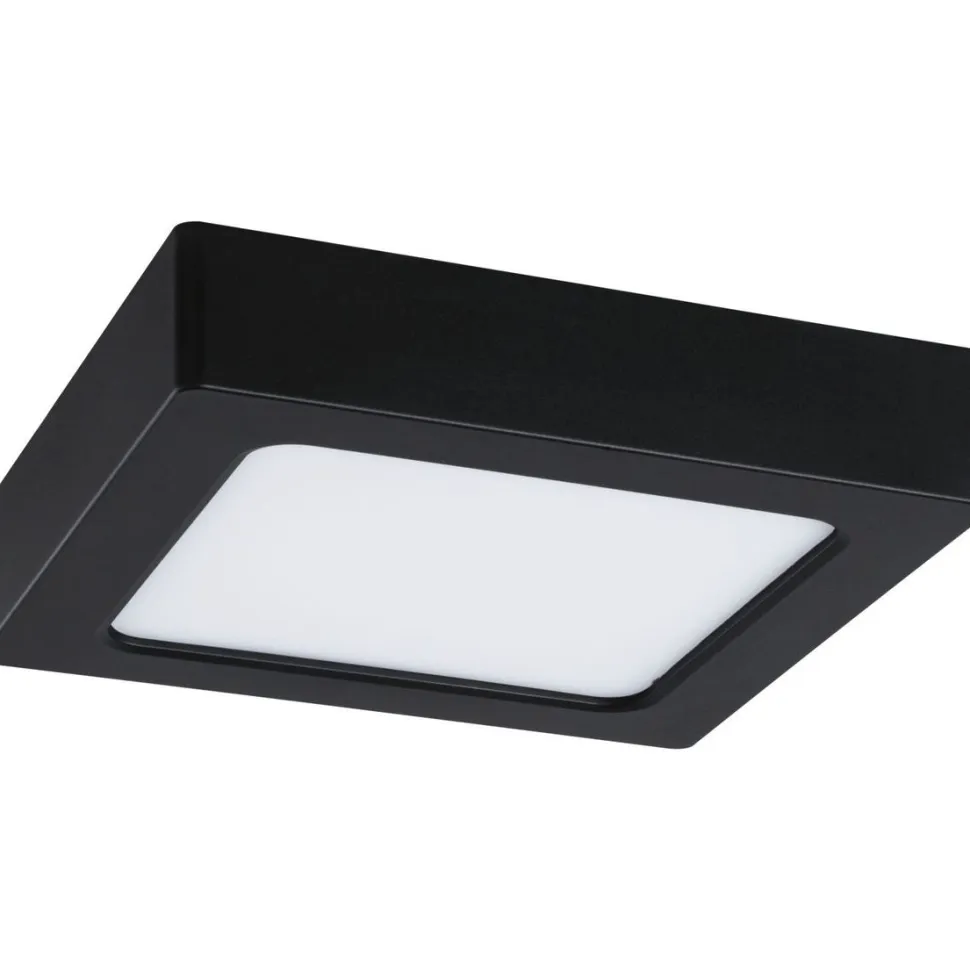 LED-paneeli Paulmann Abia 2 White Select hämäräohjatulla liiketunnistimella (HF) 170x170mm 9.5W 1100lm 2700-4000K, musta