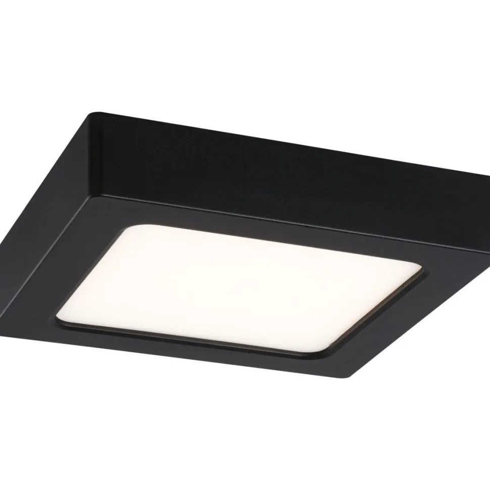 LED-paneeli Paulmann Abia 2 White Select hämäräohjatulla liiketunnistimella (HF) 170x170mm 9.5W 1100lm 2700-4000K, musta