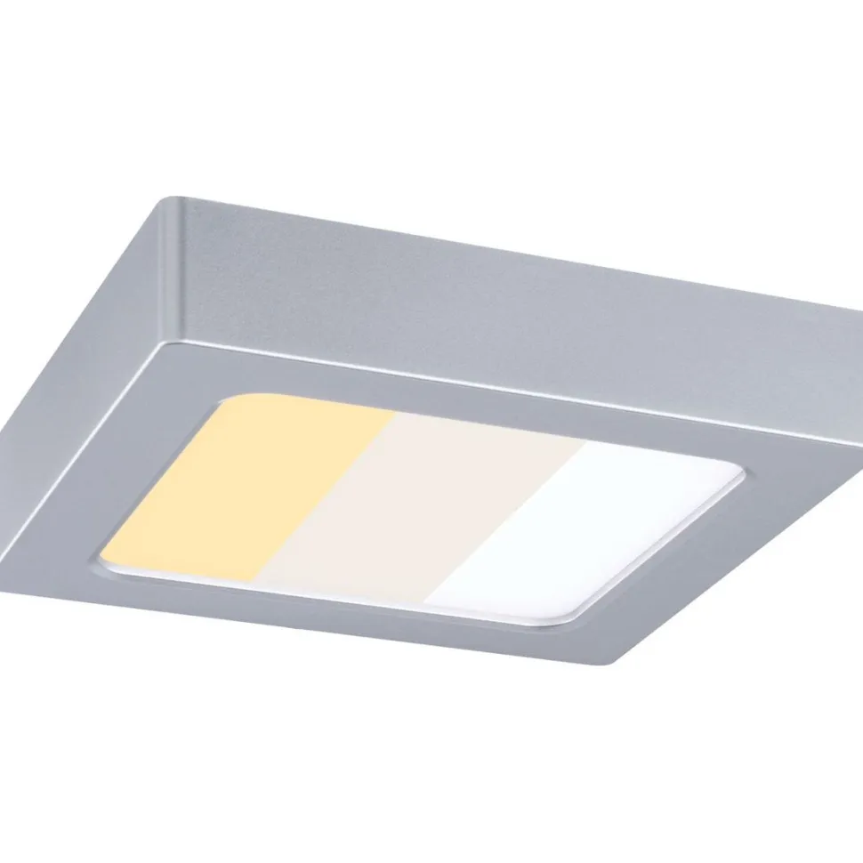 LED-paneeli Paulmann Abia 2 White Select hämäräohjatulla liiketunnistimella (HF) 170x170mm 9.5W 1100lm 2700-4000K, musta