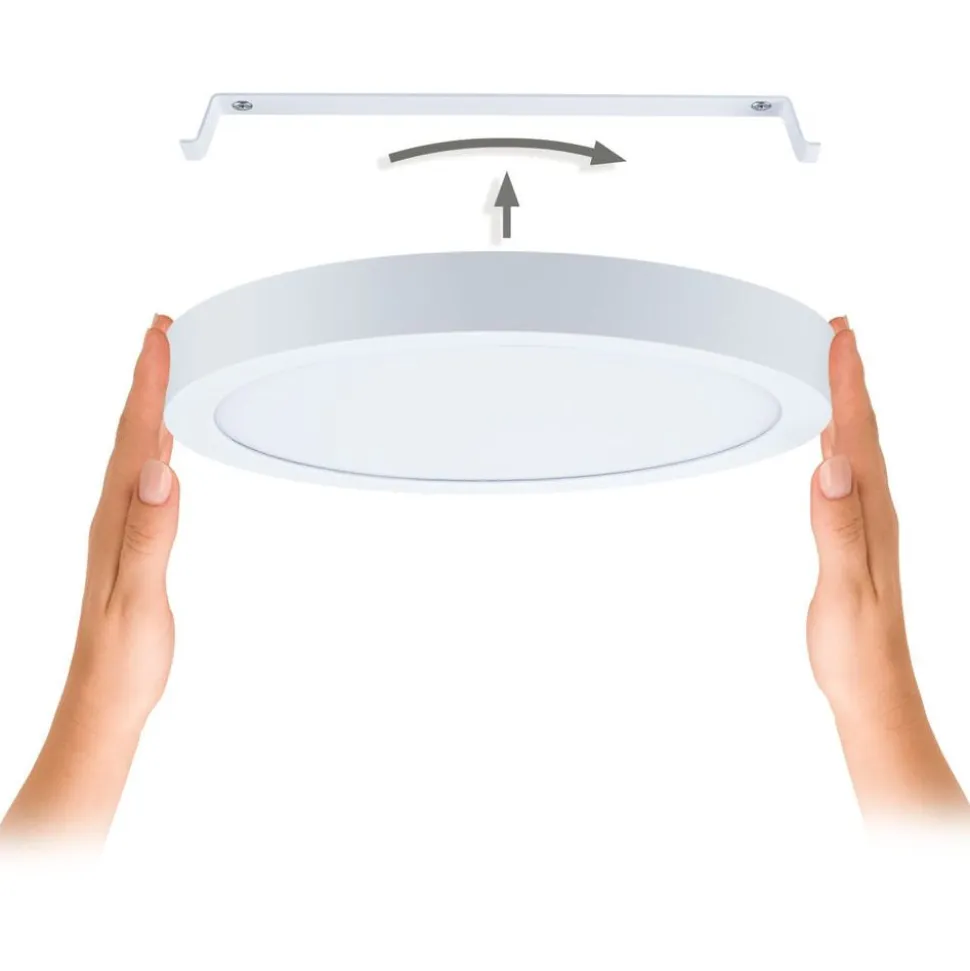LED-paneeli Paulmann Abia 2 White Select hämäräohjatulla liiketunnistimella (HF) 170x170mm 9.5W 1100lm 2700-4000K, musta