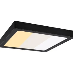 LED-paneeli Paulmann Abia 2 White Select hämäräohjatulla liiketunnistimella (HF) 170x170mm 9.5W 1100lm 2700-4000K, musta