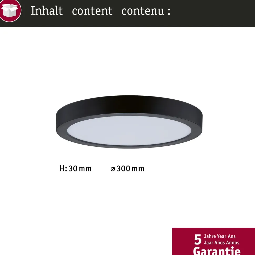 LED-paneeli Paulmann Abia 2 White Select hämäräohjatulla liiketunnistimella (HF) Ø300mm 14W 1000lm 2700-4000K, valkoinen