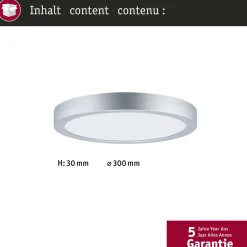 LED-paneeli Paulmann Abia 2 White Select hämäräohjatulla liiketunnistimella (HF) Ø300mm 14W 1000lm 2700-4000K, valkoinen