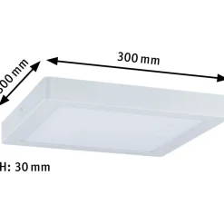 LED-paneeli Paulmann Abia, 30x30cm, 22W, 4000K, valkoinen