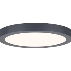 LED-paneeli Paulmann Abia, Ø30cm, 22W, 2700K, tummanharmaa