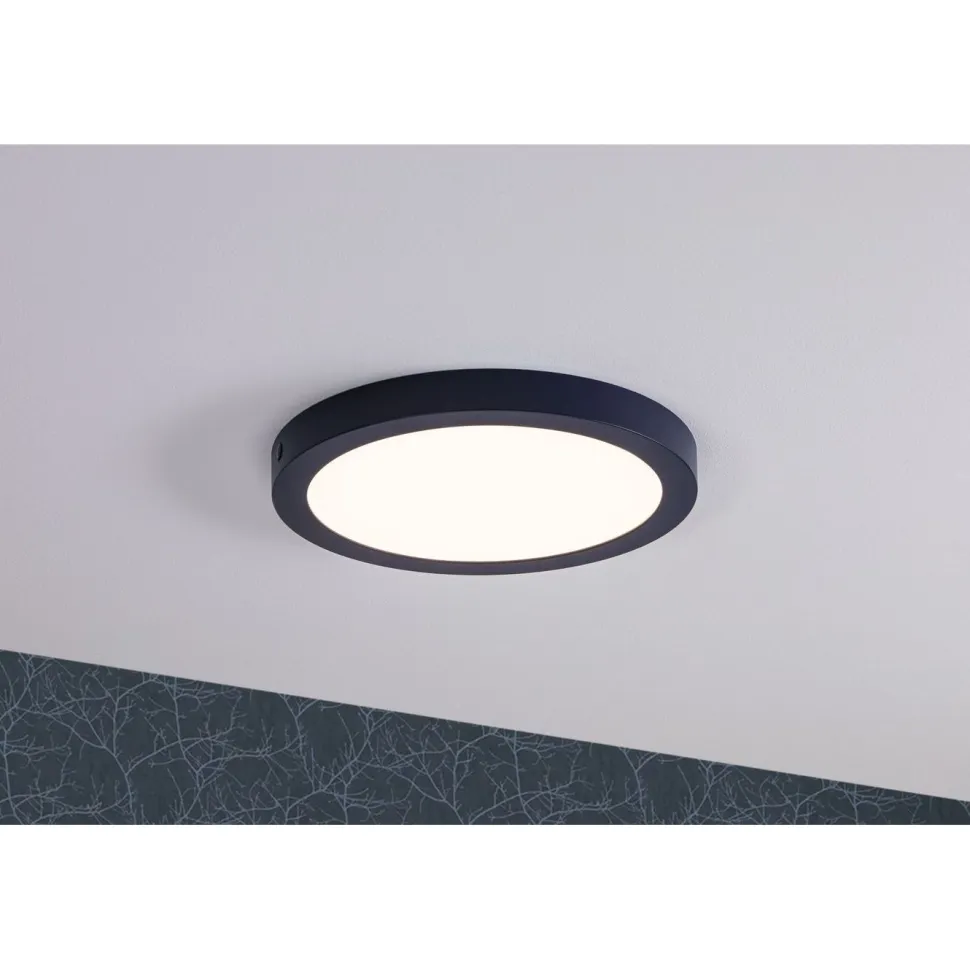 LED-paneeli Paulmann Abia, Ø30cm, 22W, 2700K, tummanharmaa