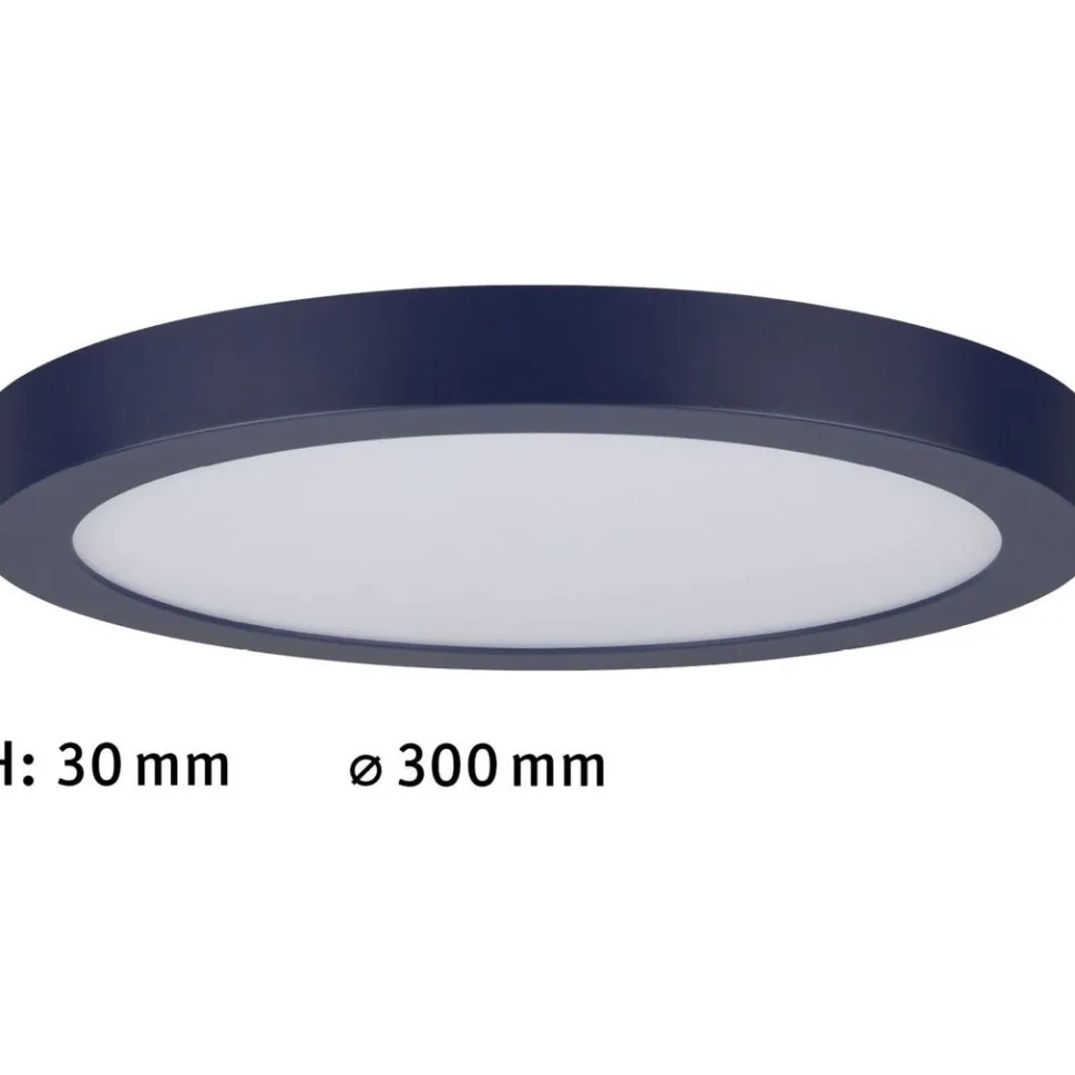 LED-paneeli Paulmann Abia, Ø30cm, 22W, 2700K, tummanharmaa