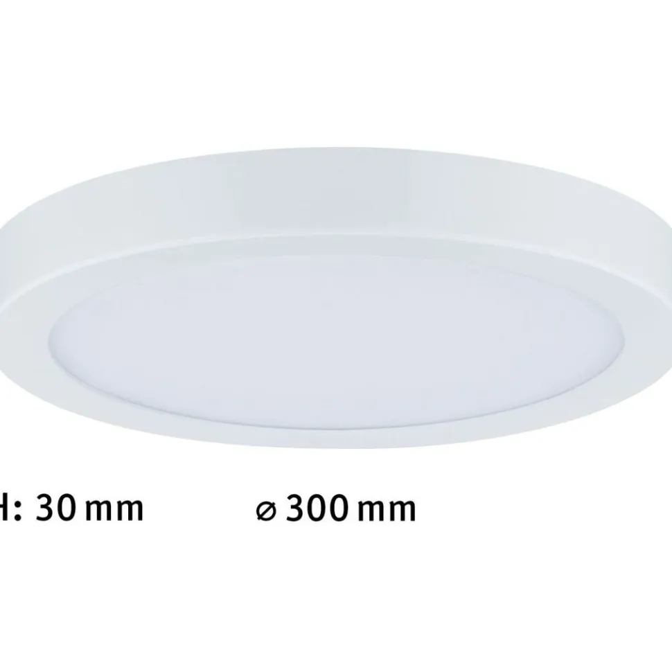 LED-paneeli Paulmann Abia, Ø30cm, 22W, 4000K, valkoinen