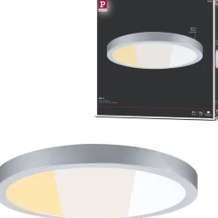 LED-paneeli Paulmann Abia 2 White Select hämäräohjatulla liiketunnistimella (HF) Ø170mm 9.5W 1100lm 2700-4000K, mattakromi