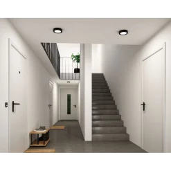 LED-paneeli Paulmann Abia 2 White Select hämäräohjatulla liiketunnistimella (HF) Ø170mm 9.5W 1100lm 2700-4000K, mattakromi