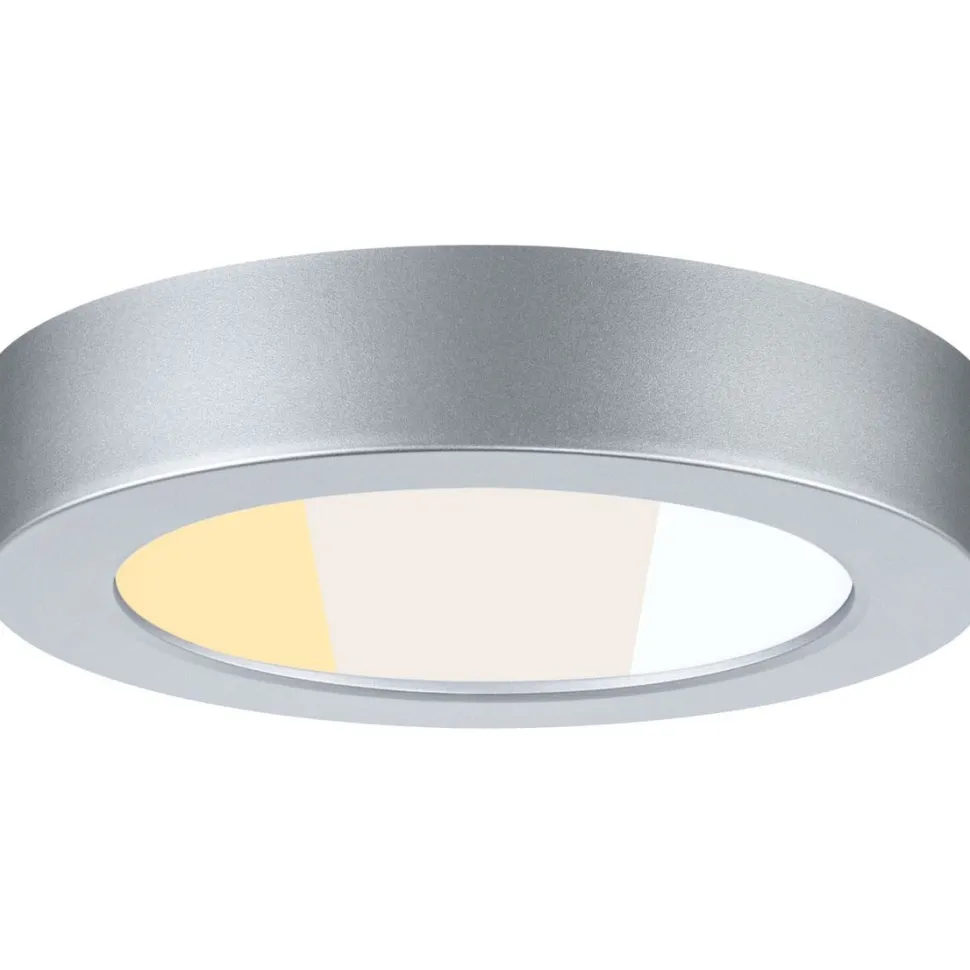 LED-paneeli Paulmann Abia 2 White Select hämäräohjatulla liiketunnistimella (HF) Ø170mm 9.5W 1100lm 2700-4000K, mattakromi