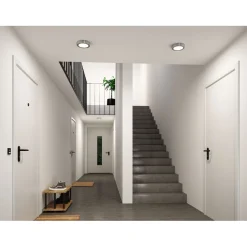 LED-paneeli Paulmann Abia 2 White Select hämäräohjatulla liiketunnistimella (HF) Ø170mm 9.5W 1100lm 2700-4000K, mattakromi