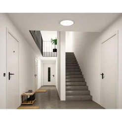 LED-paneeli Paulmann Abia 2 White Select hämäräohjatulla liiketunnistimella (HF) Ø170mm 9.5W 1100lm 2700-4000K, mattakromi