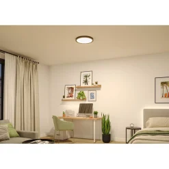 LED-paneeli Paulmann Abia 2 White Select hämäräohjatulla liiketunnistimella (HF) Ø170mm 9.5W 1100lm 2700-4000K, mattakromi